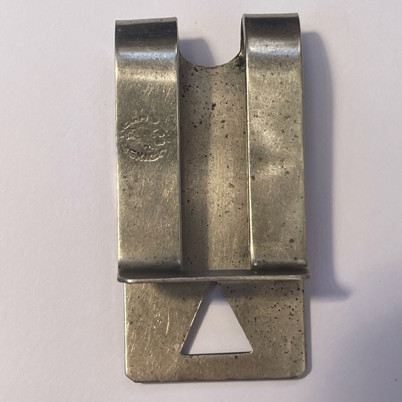 Sterling silver Abalone money clip Mexico vintage - Picture 9 of 12